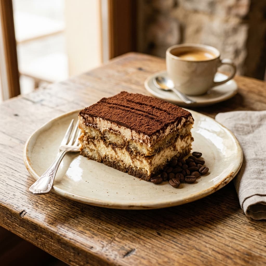 Artisanal Espresso Tiramisu Dessert [PLACEHOLDER IMAGE]